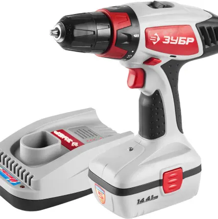 Фото №2 Шуруповерт аккумуляторный Зубр ЗДА-14.4-2 КИН