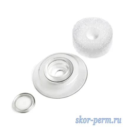 Фото №0 Термошайба для поликарбоната D38 мм, прозрачная (25 шт)