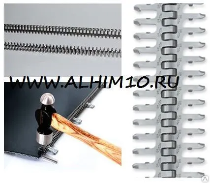 Фото №0 Замоки для стыковки транспортерных лент Flexco G003-SS (нержавеющая сталь)