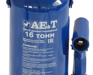 фото Домкрат бутылочный T20216 AE&T 16т