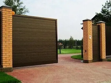 фото Откатные ворота