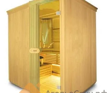 фото Сауна Harvia Variant S1010 (1000х1000 мм, без печи, интерьер Formula из осины)