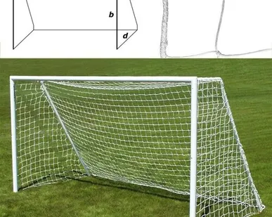фото Сетка для футбольных ворот. Мини-футбол (гандбол). Пара д.2,2мм Белый