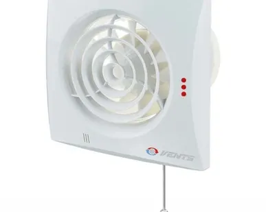 фото Осевой накладной вентилятор 100 Квайт В белый с выключателем Vents