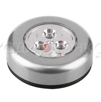 Фото №0 Фонарь ФАЗА TF2-L3-R-sr (3xR03) 3св/д серебро/пластик, пушлайт