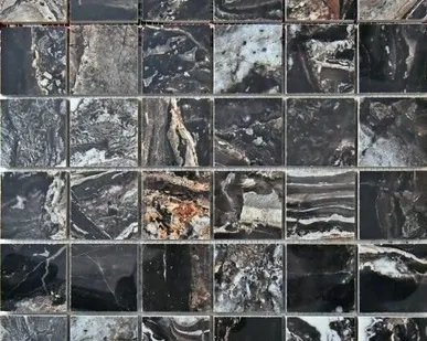 фото Керамогранит Sale Mosaico Nairobi Black Polished 5x5 30x30