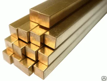 фото Квадрат латунный 20 ЛС59-1П