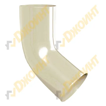 Фото №1 Колено трубы сливное D100 RAL 1015 светлая слоновая кость