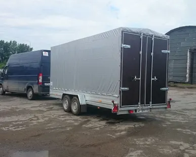 фото Скиф двухосный-тралл