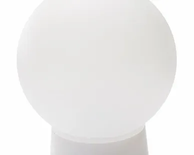 фото Светильник НББ E27, 60Вт, 230В, IP20, прямое основание, шар белый пластик
