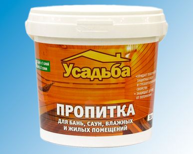 фото Пропитка для бань и саун УСАДЬБА У-409 1,0 кг