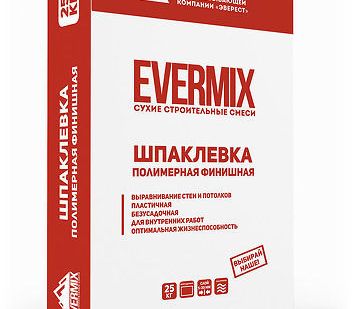 фото Шпаклевка полимерная финишная "EVERMIX" 25кг EVERMIX