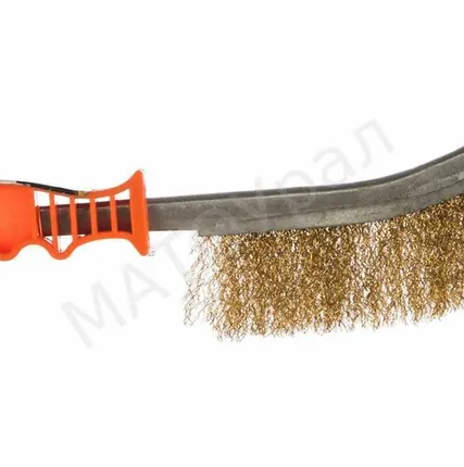 Фото №0 748505 Щетка металлическая с пластиковой ручкой