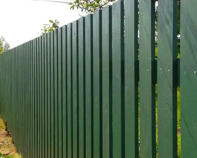 фото Забор из дерева Премиум