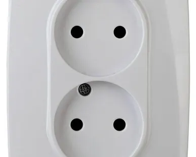 фото Розетка 2-м СП Эра12 12-2107-01 16А IP20 16AX 250В 2х2P бел. Эра Б0031238