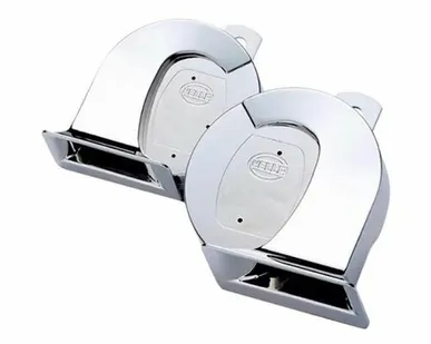 фото Звуковой сигнал Hella 12V 12V TE20C (60W, 410/510 Hz, 112dB) рожок хром 3FH 007 728-883