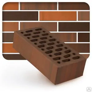 Фото №0 Кирпич керамический одинарный мокко-BUNT Славянский завод