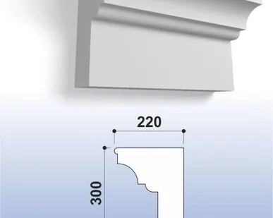 фото Карниз (лепнина) К071