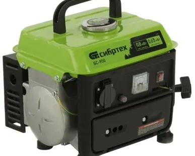 фото Генератор Сибртех БС-950 (0,8кВт, ручной старт)