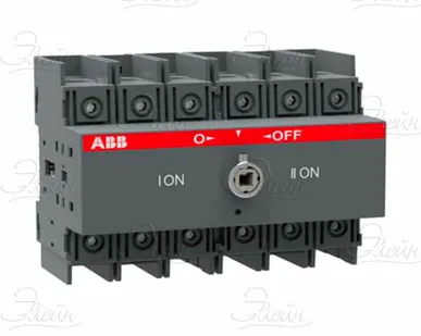 фото Рубильник 40А OT40F3C реверсивный 1SCA104913R1001 ABB