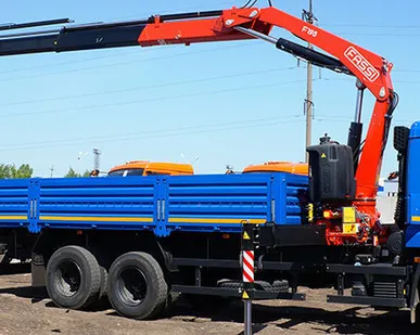 фото Бортовой КАМАЗ 65117-23 с КМУ Fassi F195A.0.25
в