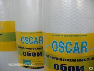 фото Стеклообои Рогожка средняя Oscar, 1 сорт (25 кв.м.)