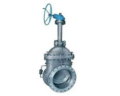 фото 30с564нж Задвижка клиновая литая с выдвижным шпинделем фланцевая с редуктором