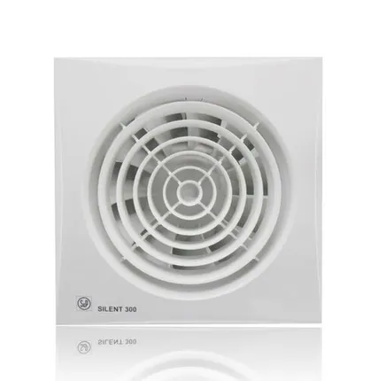Фото №0 Накладной бытовой вентилятор Silent 300 CRZ белый с таймером Soler&Palau