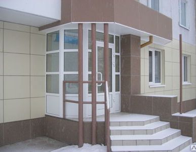 фото Входная дверь алюминиевая