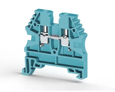 фото Klemsan Клеммник на DIN-рейку 2,5мм.кв. (синий); AVK2,5(RP)
