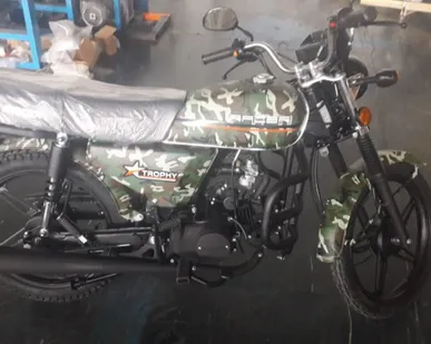 фото Мопед Racer RC110N Trophy камуфляж (черно-зеленый)