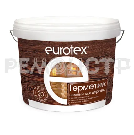 Фото №0 Герметик шовный д/дерева  3кг РОГНЕДА (сосна) (1/120) П