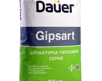фото Штукатурка гипсовая Da?er "GIPSART / ГИПСАРТ" белая