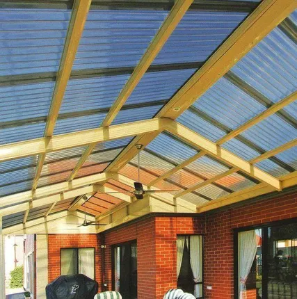 Фото №0 Поликарбонатный профнастил С-8