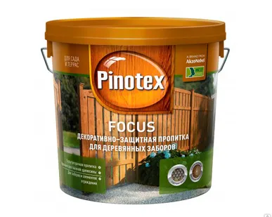 фото Пропитка для дерева Pinotex FOCUS ЦВЕТА В АССОТРИМЕНТЕ 5Л