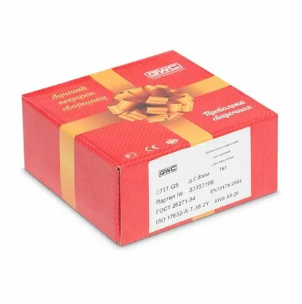 Фото №0 Проволока порошковая Е71Т-GS ф 0,8мм катушка 1кг