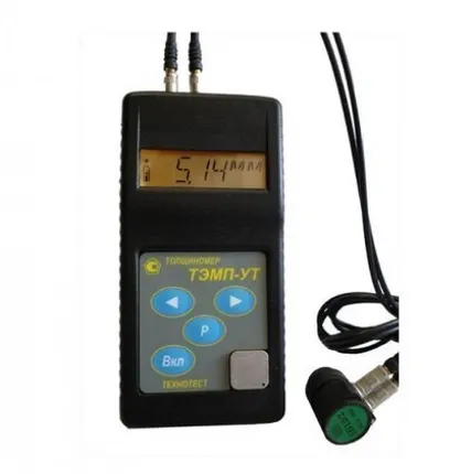 Фото №0 Ультразвуковой универсальный толщиномер ТЭМП-УТ1 (в металлическом корпусе)
