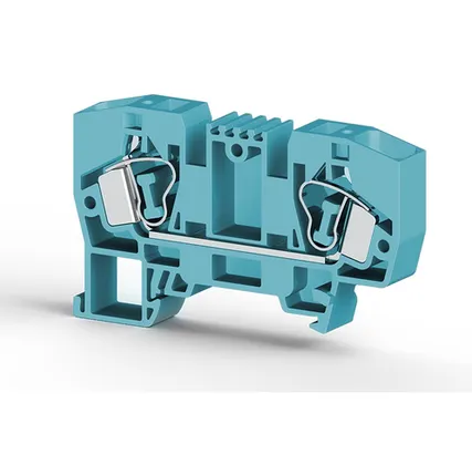 Фото №0 Klemsan Клеммник пружинный 10мм.кв. (синий); YBK10