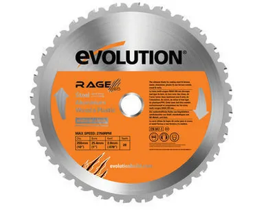 фото Диск пильный RAGEBLADE255MULTI 255х25,4х2,0 Z=28.