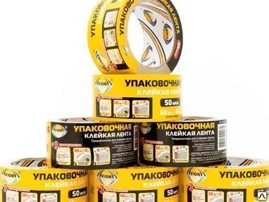 Фото №0 Клеевая лента AVIORA прозр.50ммх66м