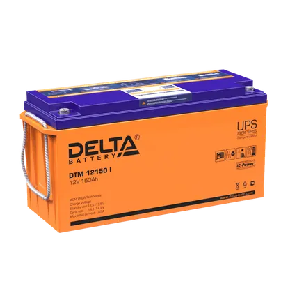 Фото №0 Аккумулятор Delta DTM 12150 I