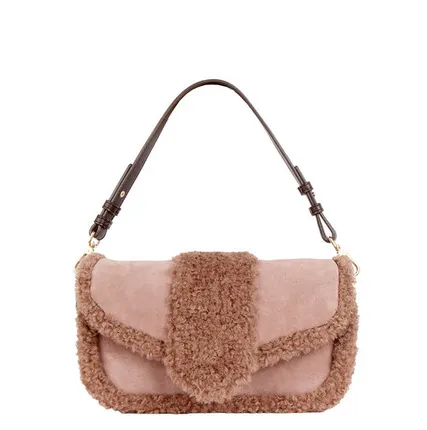 Фото №0 Бежевая замшевая сумка Кортина TJ COLLECTION YB 5232034 TPB