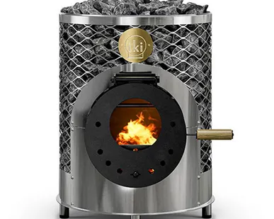 фото Печь для бани Mini IKI 2025 (со стеклянной дверцей)