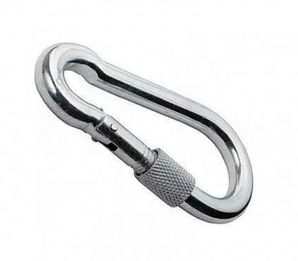 Фото №0 Карабин М8 пожарный форма "D" DIN5299 цинк (РФ)