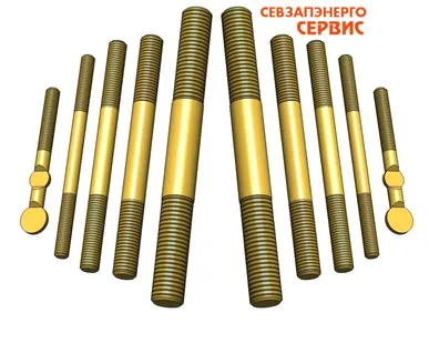 фото Шпильки (стержни) вводов ВН и НН трансформатора