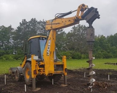 фото Ямобур на базе JCB