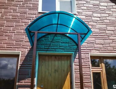 фото Козырьки кованые