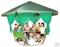 Фото №0 Дачная беседка "Люкс"