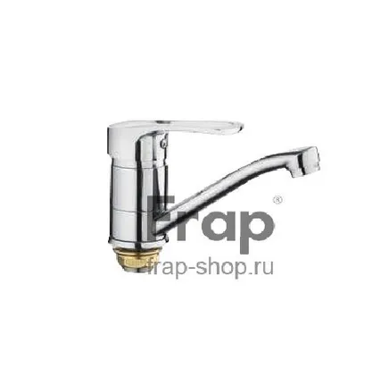 Фото №0 Смеситель хром.д/кухни Ф40 F45701-В укороченый гусак на гайке