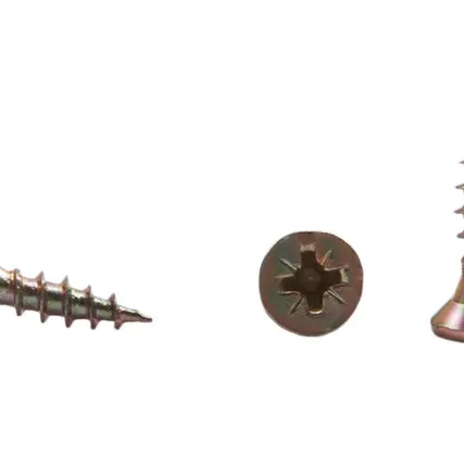 Фото №0 Саморез универсальный 4*45 желтый цинк (уп/20шт) AKS